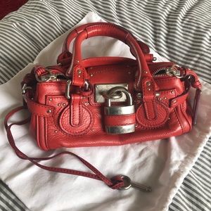 Chloe red paddington mini